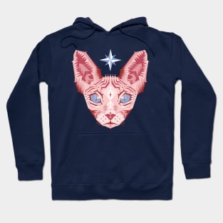 Sphynx Cat Rose Hoodie